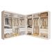 Closet Paris Duo Premium com 8 Gavetas Minastex Branco