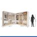Closet Paris Duo Premium com 8 Gavetas Minastex Branco