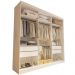 Closet Paris com 4 Gavetas Minastex Branco