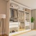 Closet Paris com 4 Gavetas Minastex Branco