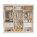 Closet Paris com 4 Gavetas Minastex Branco