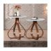 Conjunto 2 Mesas de Canto Alice Off White