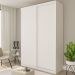 Guarda Roupa 2 Portas de Correr 2 Gavetas Kiara Minastex Branco