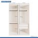 Guarda Roupa 2 Portas de Correr 2 Gavetas Kiara Minastex Branco