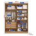Guarda Roupa 4 Portas 3 Gavetas Da Vinci D'Doro Cinamono Off White