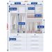 Guarda Roupa 4 Portas 8 Gavetas Mônaco D'Doro Branco