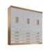 Guarda Roupa 6 Portas 12 Gavetas Mônaco D'Doro Cinamomo Off White