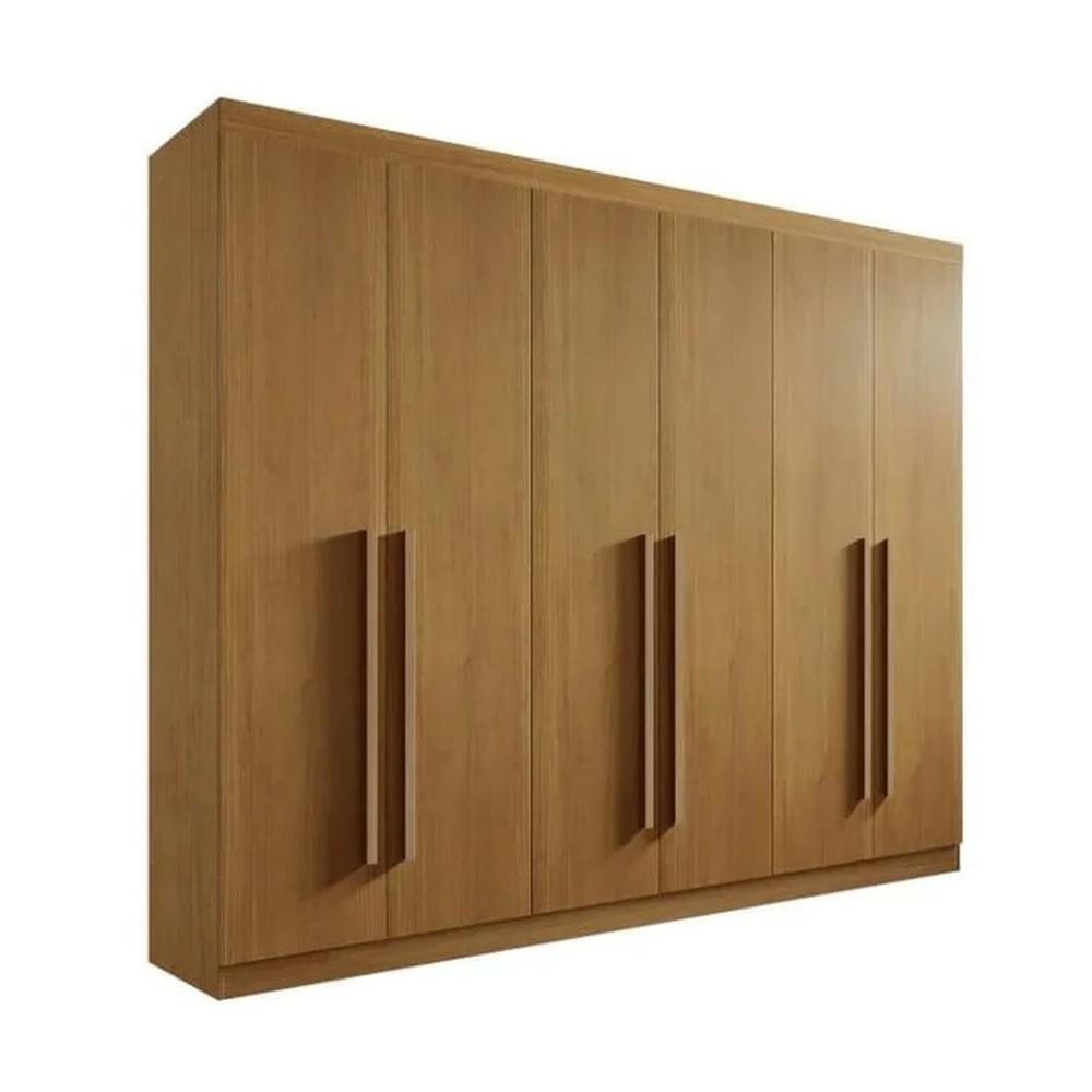 Guarda Roupa 6 Portas 6 Gavetas Da Vinci Plus Cinamomo