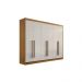 Guarda Roupa 6 Portas 7 Gavetas Athos D'Doro Cinamomo Off White
