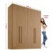 Guarda Roupa Da Vinci Plus Cinamomo 4 Portas 3 Gavetas