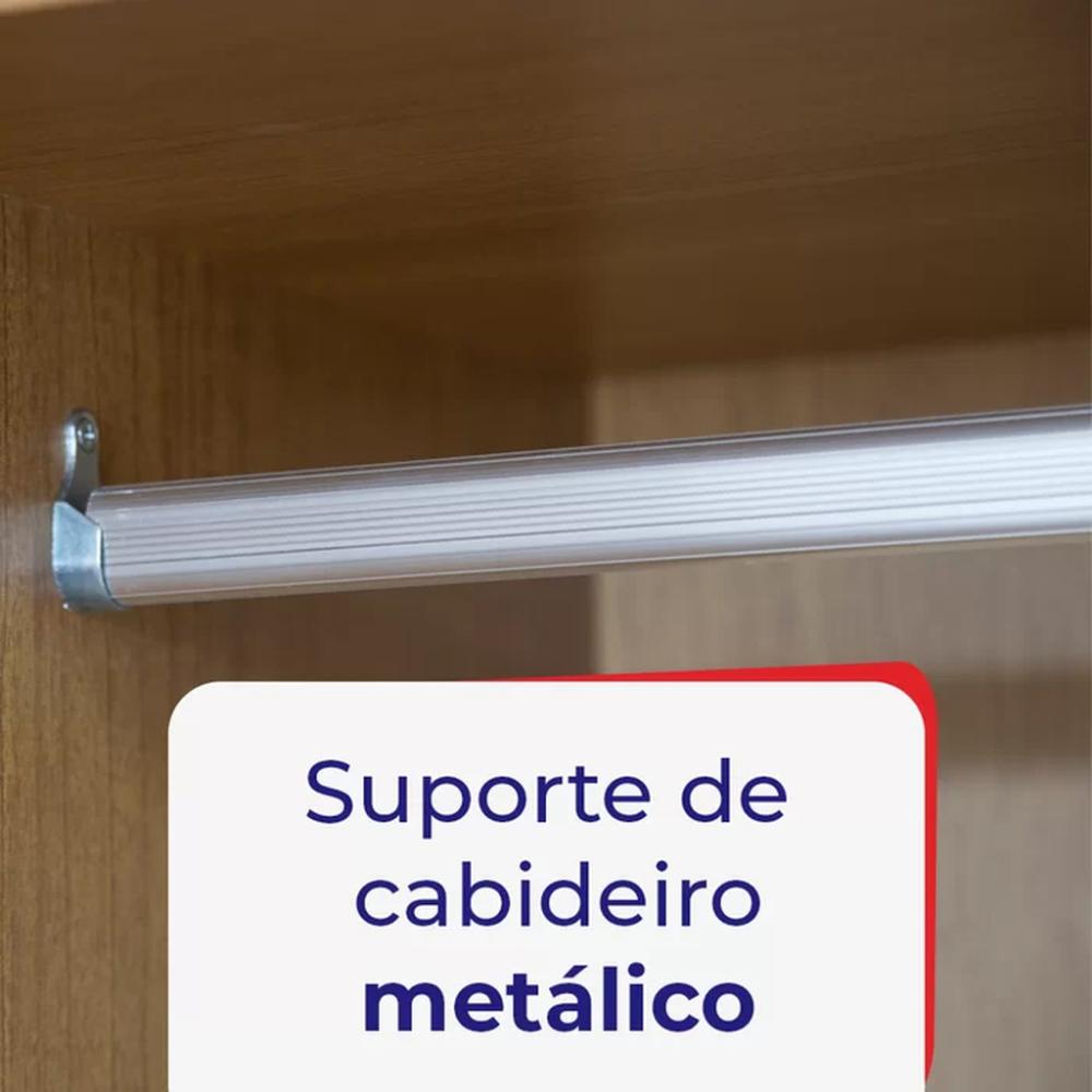 Guarda Roupa Da Vinci Plus Cinamomo 4 Portas 3 Gavetas