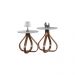 Jogo de Mesa de Canto Bella Redonda Off White