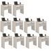Kit 10 Escrivaninha Andorinha JCM Movelaria Branco