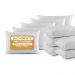 Kit 10 Travesseiros Hotelaria Fibra Pura Toque Macio 50x70cm