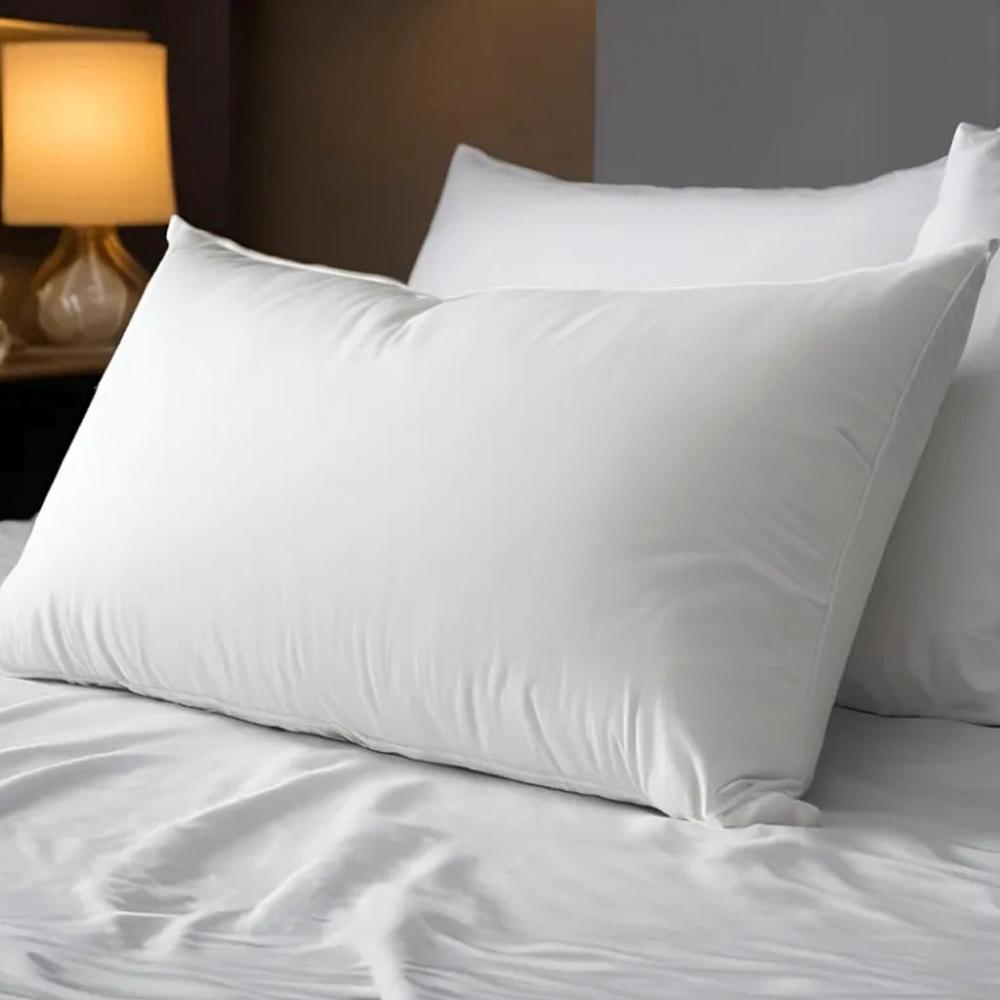 Kit 10 Travesseiros Hotelaria Fibra Pura Toque Macio 50x70cm