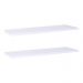 Kit 2 Prateleiras Suspensa Organizador Dormitório Infantil 60 X 15mm Cor Branco