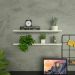 Kit 2 Prateleiras com Suporte Invisível 60x15 cm Branco