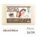 Kit 2 Travesseiros NASA Viscoelástico Alto 60x40 cm