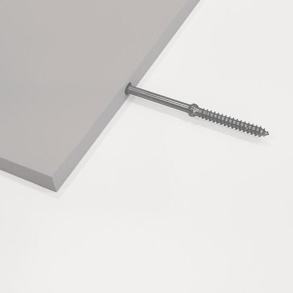 Kit 3 Prateleiras com Suporte Invisível 60x15 cm Branco