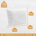 Kit 6 Travesseiros Ant 100% Fibra Siliconada Pura 50x70cm