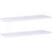 Kit Com 2 Prateleiras 60 X 15mm Suporte Invisível Cor Branco