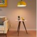 Mesa Lateral de Canto Pé Palito Off White 50 cm