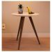 Mesa Lateral de Canto Pé Palito Off White 50 cm