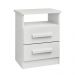 Mesa de Cabeceira 2 Gavetas Firenze D'Doro Branco