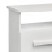 Mesa de Cabeceira 2 Gavetas Firenze D'Doro Branco