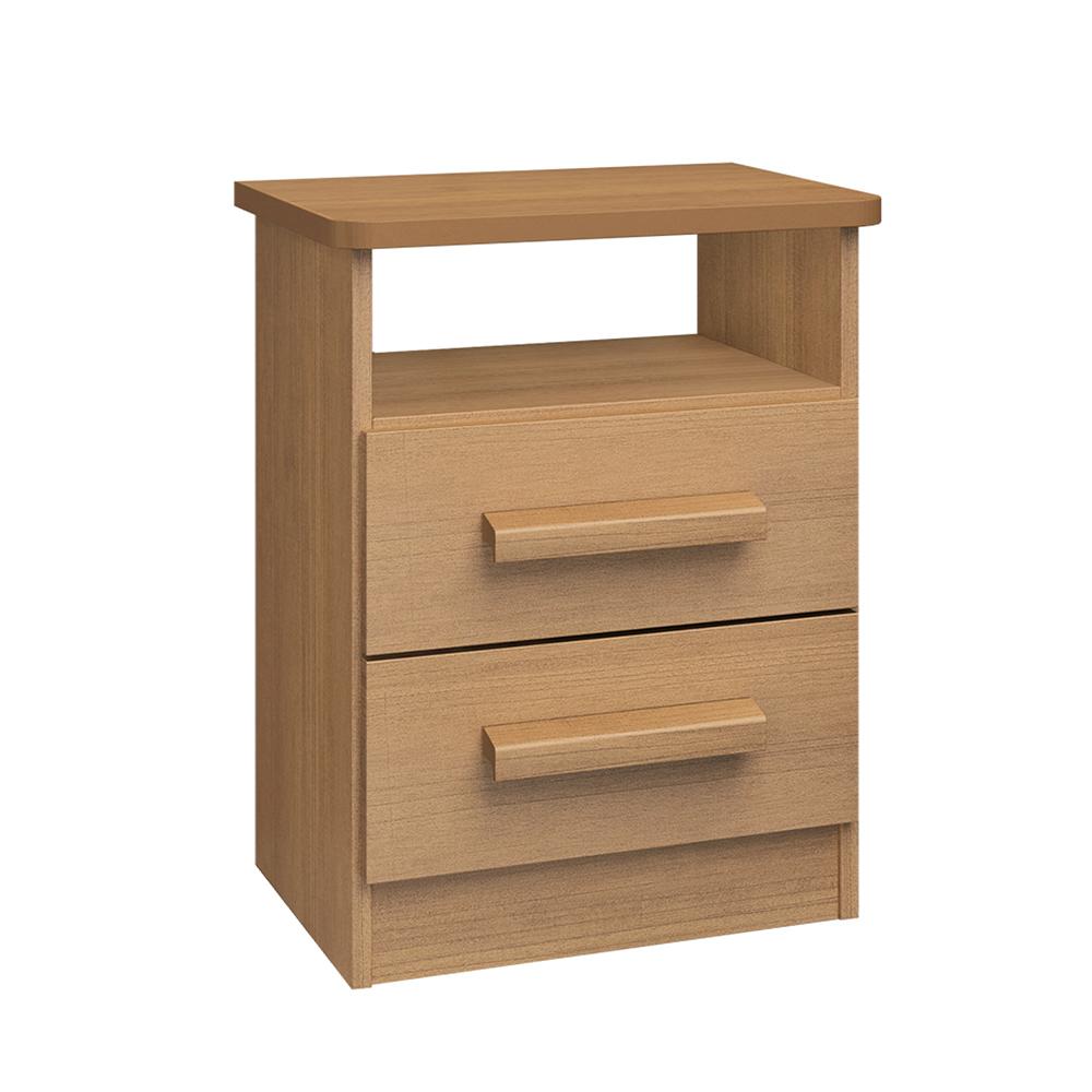 Mesa de Cabeceira 2 Gavetas Firenze D'Doro Cinamomo