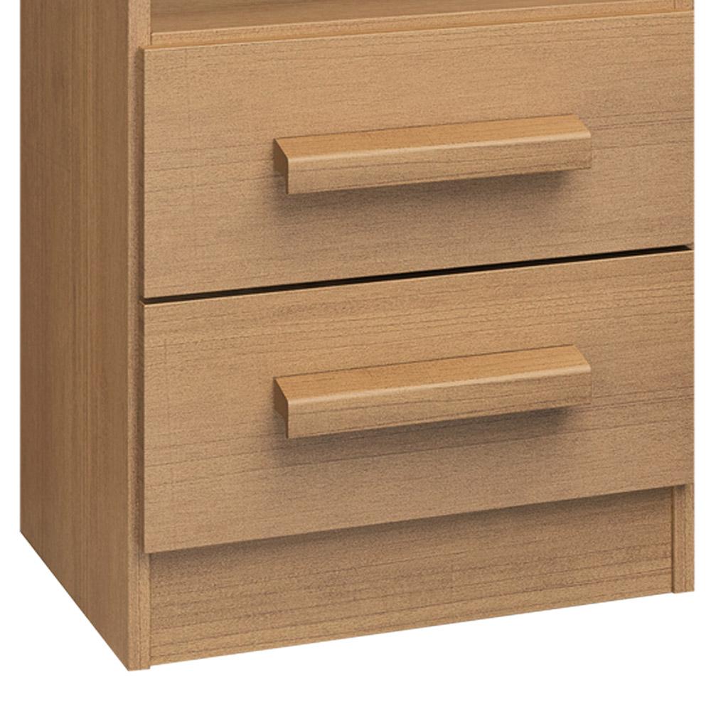 Mesa de Cabeceira 2 Gavetas Firenze D'Doro Cinamomo