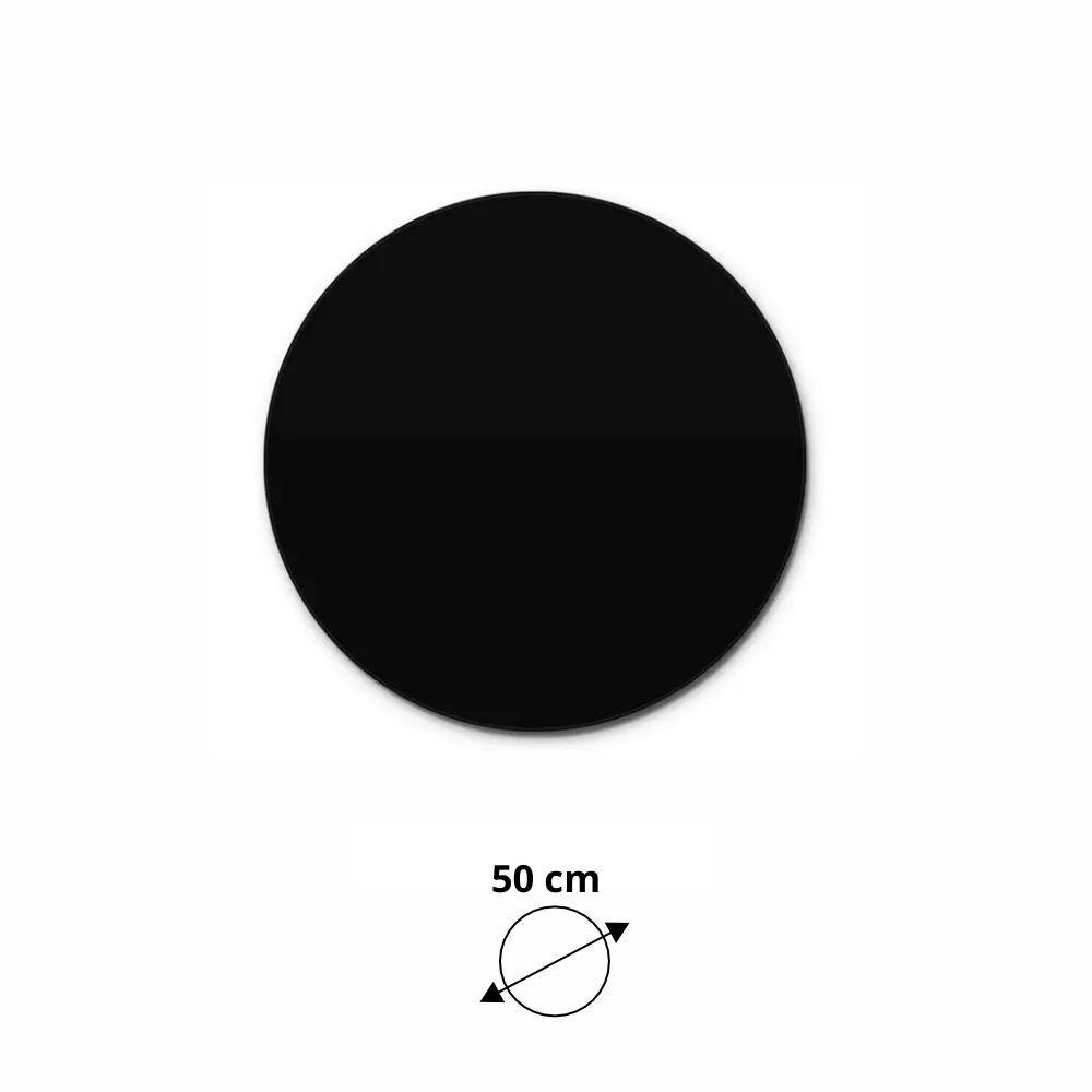 Prato Giratório Preto 50 cm