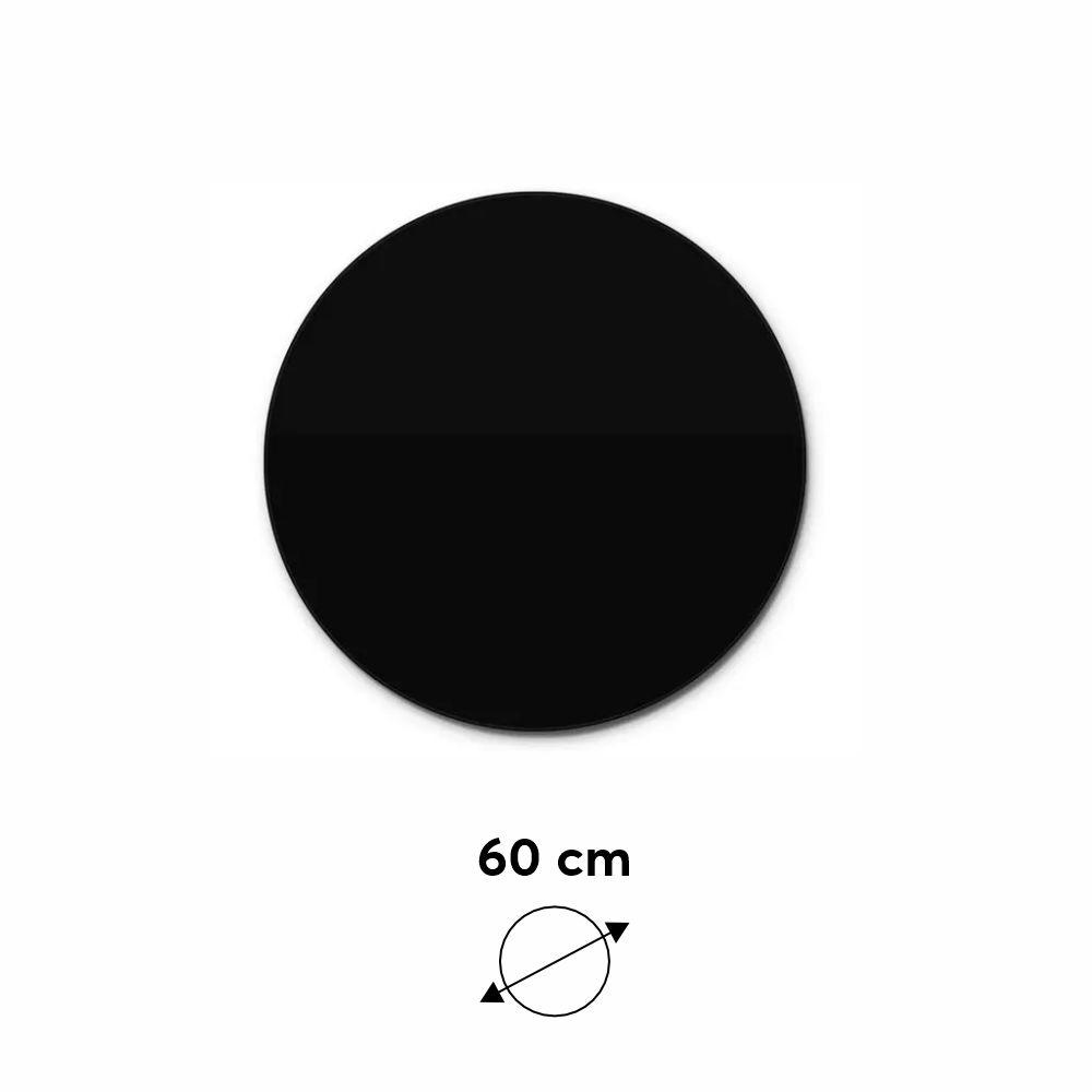 Prato Giratório Preto 60 cm