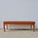 Puff Decorativo Recamier Imperial Couro Caramelo 1,40M