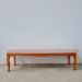 Puff Decorativo Recamier Imperial Linho Bege 1,40M