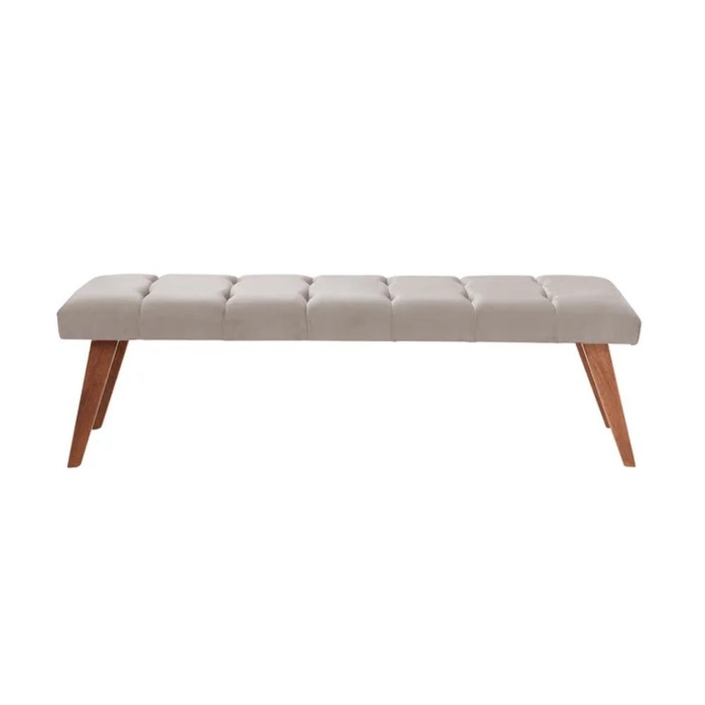 Puff Decorativo Recamier Madri Linho Francês