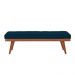 Puff Recamier Valentin Veludo Azul