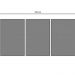 Quadro Decorativo Abstrato Tempestade Cores Quentes 3 Telas