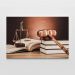 Quadro Decorativo Direito Malhete, Livros e Balança 1 Tela