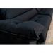 Sofá Retrátil Reclinável Imperial Molas Ensacadas Veludo Preto 2,50M