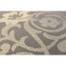 Tapete Adana Floral Retangular (150x200) Polipropileno Cinza