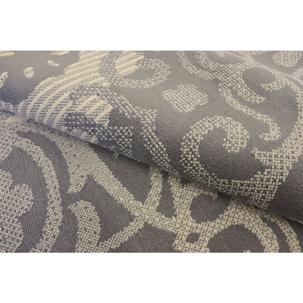 Tapete Adana Floral Retangular (200x250) Polipropileno Cinza