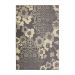 Tapete Adana Floral Retangular (200x300) Polipropileno Cinza