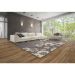 Tapete Adana Floral Retangular (200x300) Polipropileno Cinza