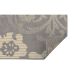 Tapete Adana Floral Retangular (200x300) Polipropileno Cinza
