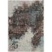Tapete Alice Arte Retangular Veludo (240x340) Cinza