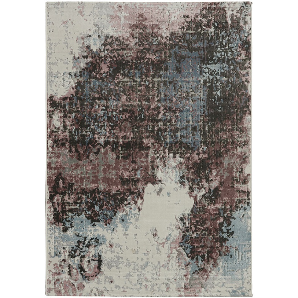 Tapete Alice Arte Retangular Veludo (240x340) Cinza