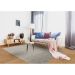 Tapete Alice Blocos Retangular Veludo (160x235) Cinza