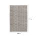 Tapete Alice Blocos Retangular Veludo (240x340) Cinza