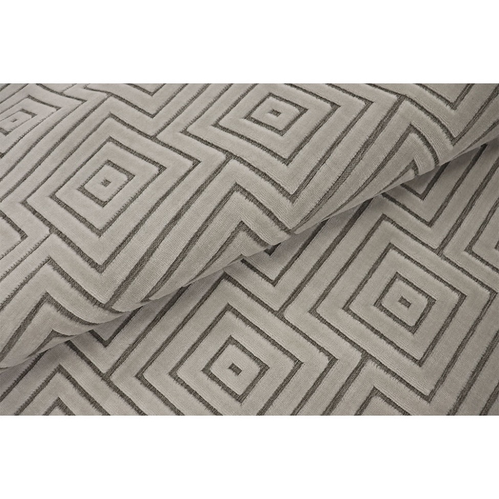 Tapete Alice Blocos Retangular Veludo (240x340) Cinza